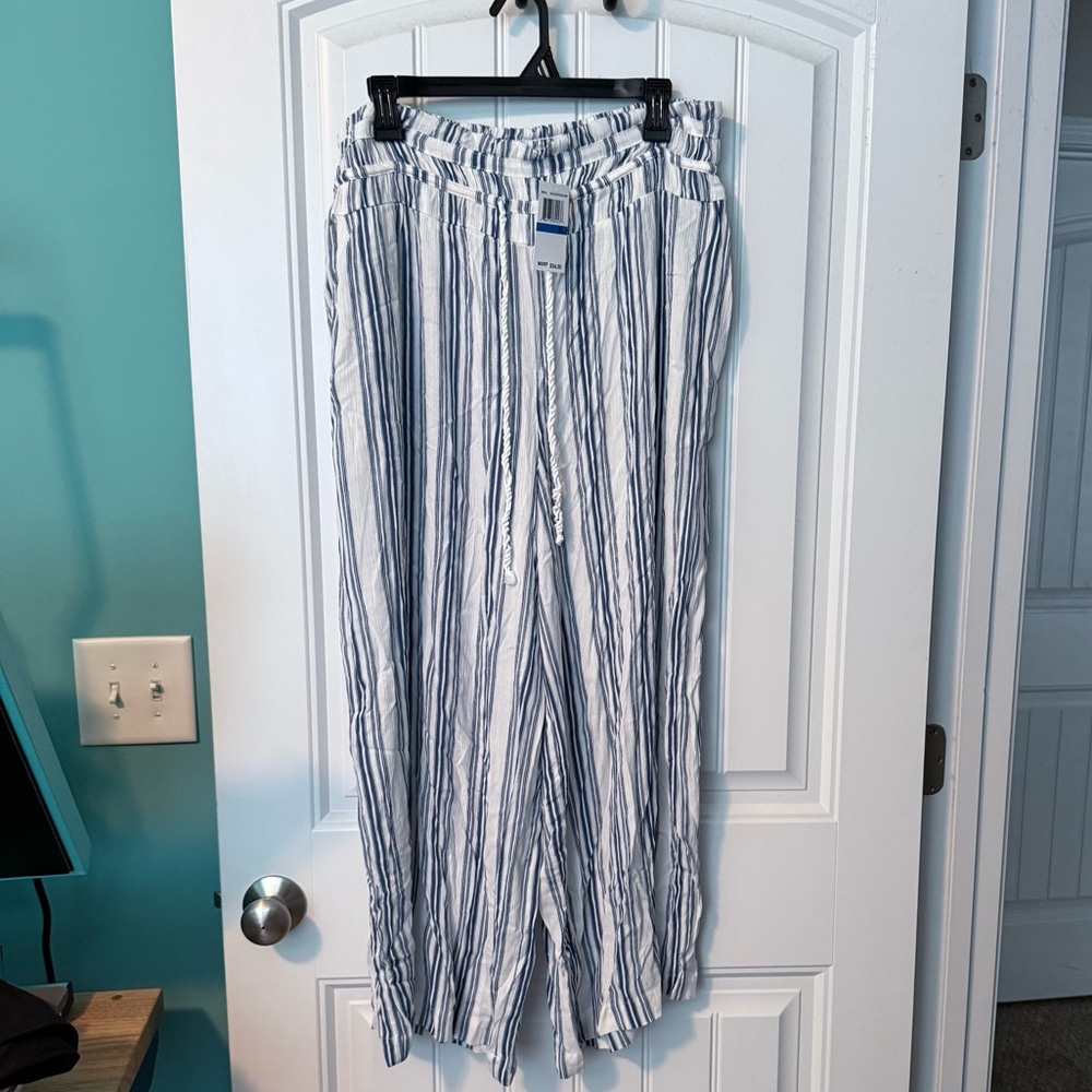 American Rag Striped Wide-Leg Pants